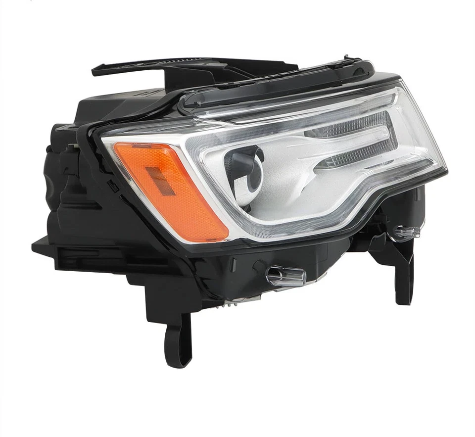 HID/Xenon Headlight for Jeep Grand Cherokee (2019–2021) Chrome Right Passenger