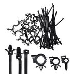 Set of 10 Engine Bay Wire Routing Clips for Universal Applications