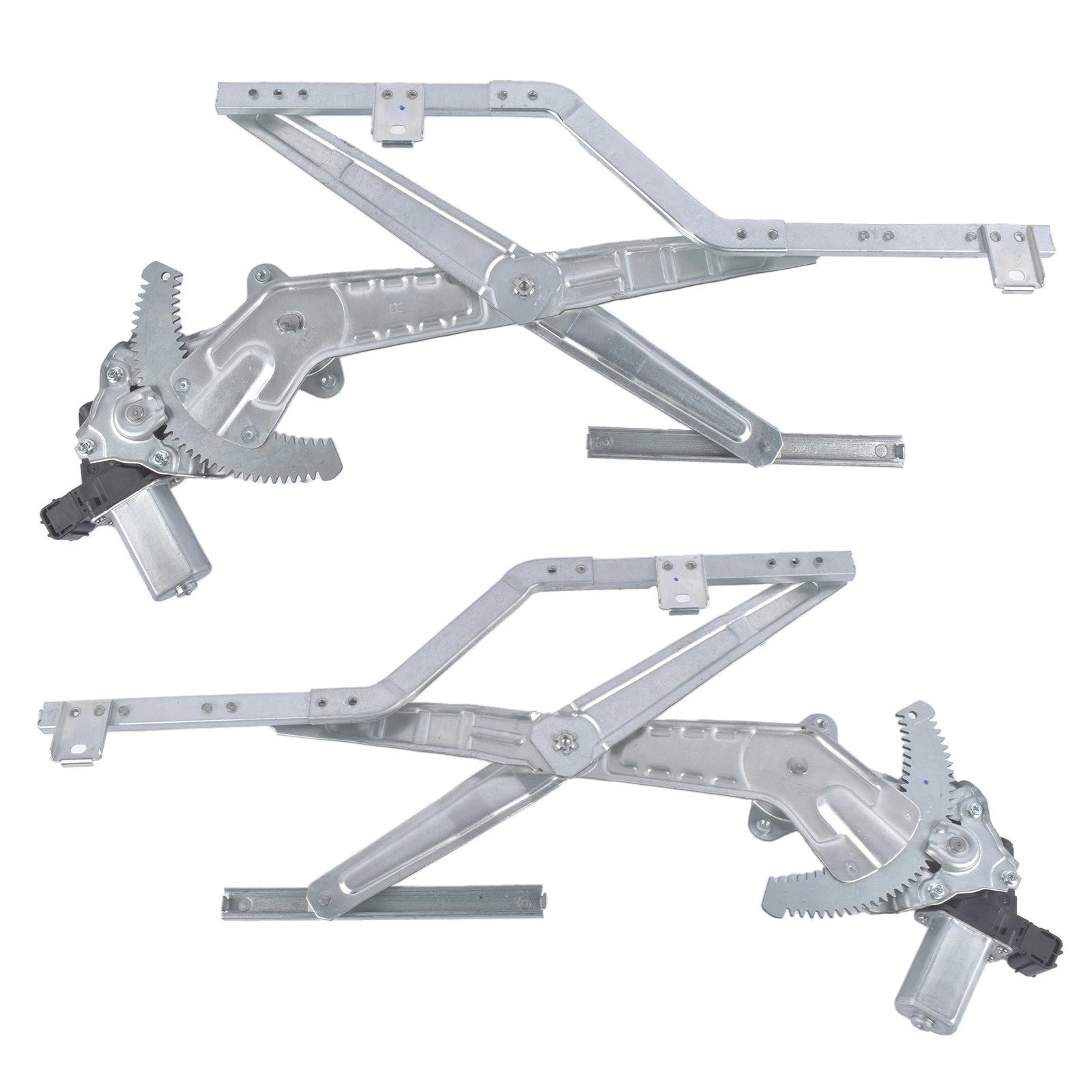 Pair Front Door Power Window Regulators for Isuzu NQR (2007-2016)