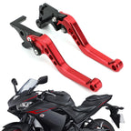 Brake Clutch Levers for Yamaha YZF R3 R25 MT 25 (2015–2017) Red T9