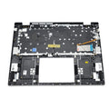 Palmrest with Backlit Keyboard for Dell Inspiron 16 5625 5620 (2021–2022) 0HJ5PC B12 Silver US