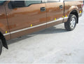 12p LuxuryFX Chrome 1 1/2' Molding Insert w/Flares for 2009-2014 Ford F150 6.5'