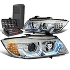 3D LED Halo Projector Headlight for BMW 3-Series E90 (2009–2012)