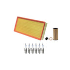 Wix Engine Air Oil Filters & Bosch Spark Plugs Kit for Q7 Touareg (2007–2018)