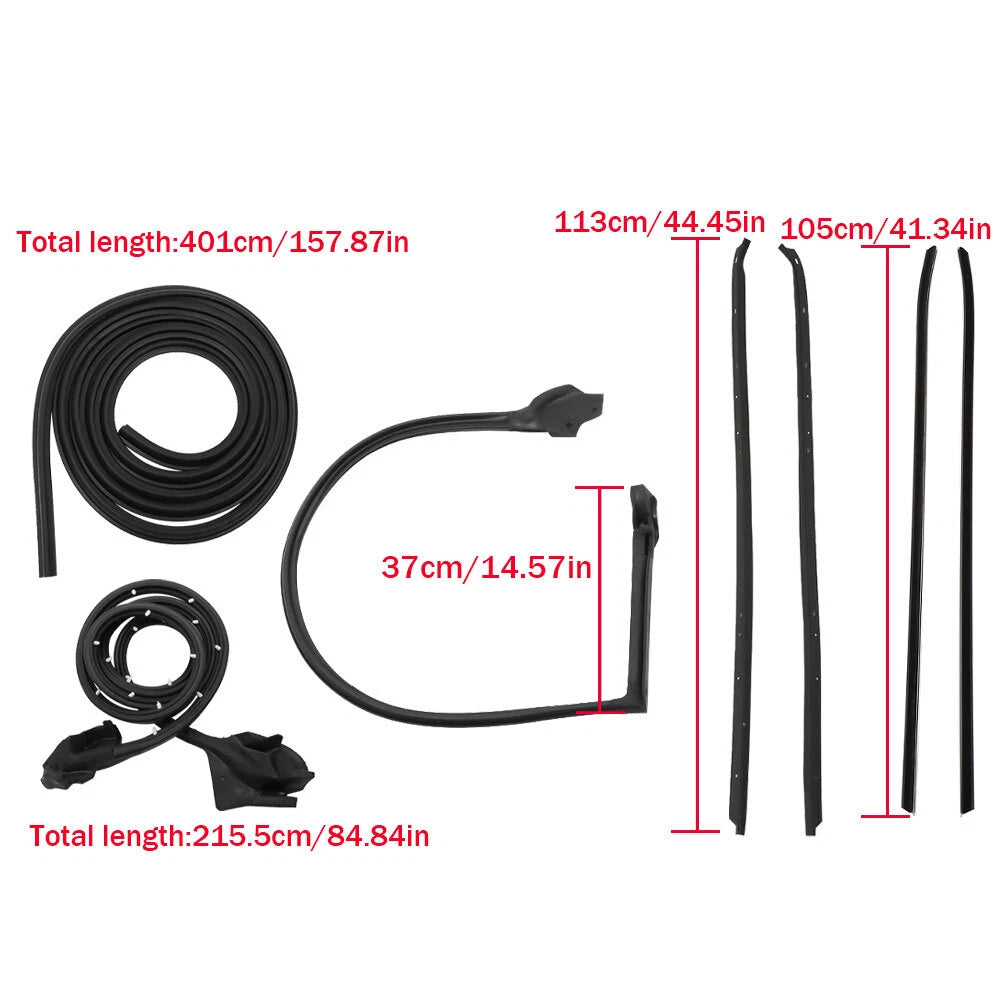 Weatherstrip Seal for 1970–1981 Camaro Firebird