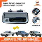 RH Chrome Outside Front Door Handle for Holden Rodeo Ute (88-02)