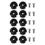 Set of 10 Elastic Rope Mount Safety Buckle Hooks with Screws