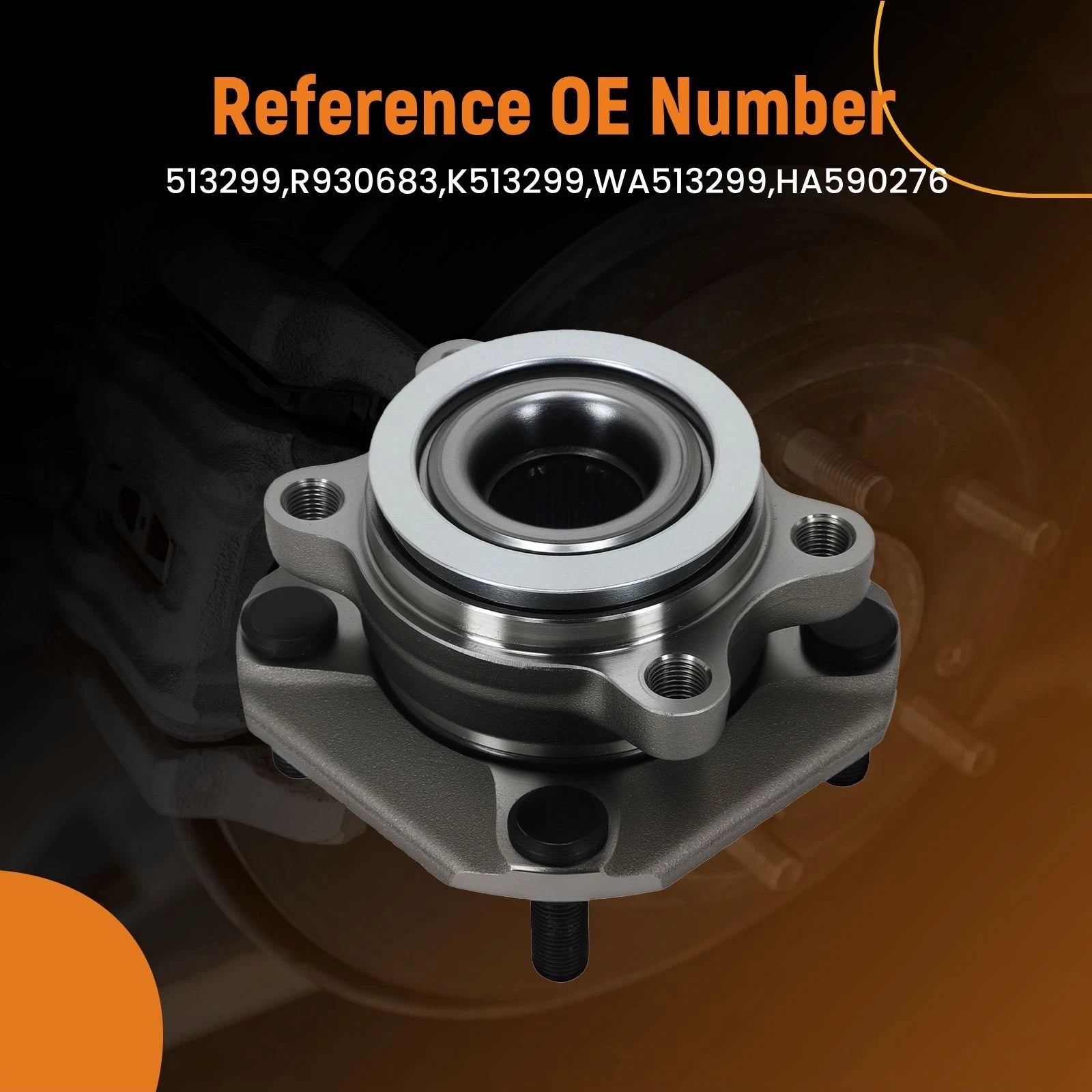 Front Wheel Hub Assembly for Nissan Sentra 2.0L (2007–2012) 513299