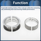 Main Bearing Set No.MD002343 for Mitsubishi Lancer (1969–1988)