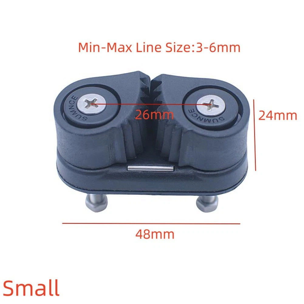 2X Lightweight Nylon Cleats for Kayak & Pilates Equipment Secure Lines