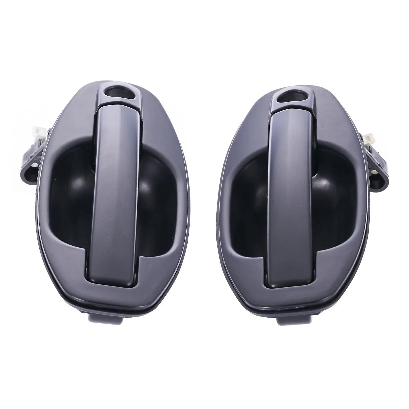 4pc Front/Rear Outer Door Handle Blk for Hyundai Santa Fe (2000–2005)