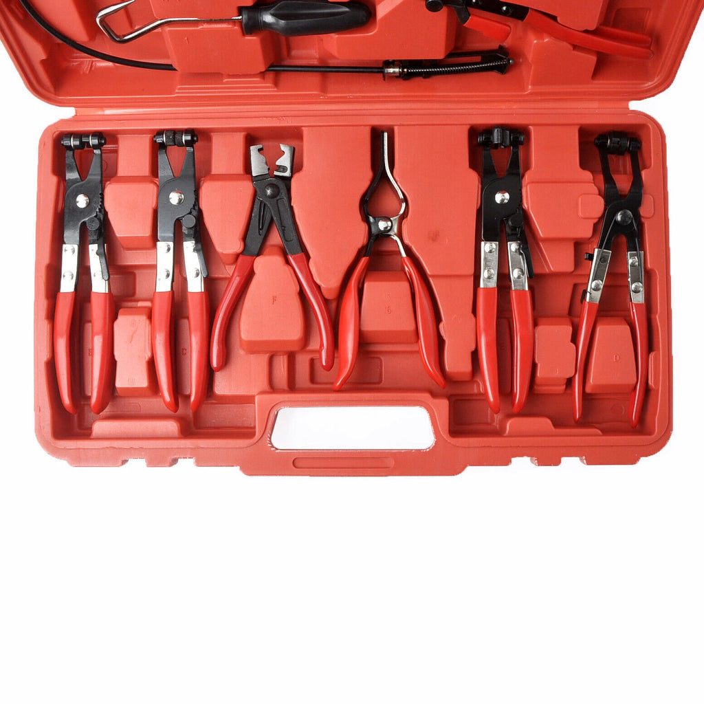 9PC Hose Clamp Clip Plier Set for Automotive Tools (Universal)
