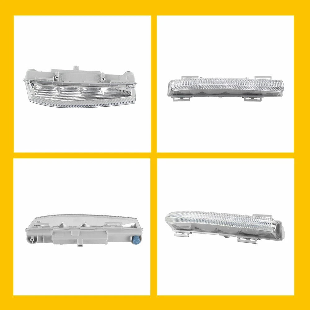 LED Daytime Running Fog Lights for Mercedes W204 C-Class (2007–2014)
