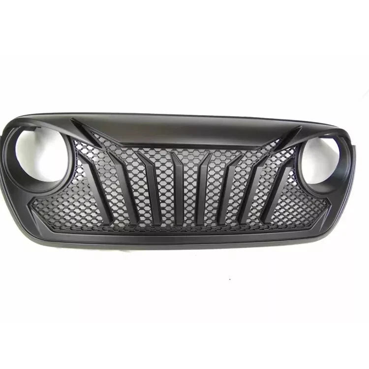 Front Shark Grille for Jeep Wrangler JL JLU Gladiator JT (2018–2024)