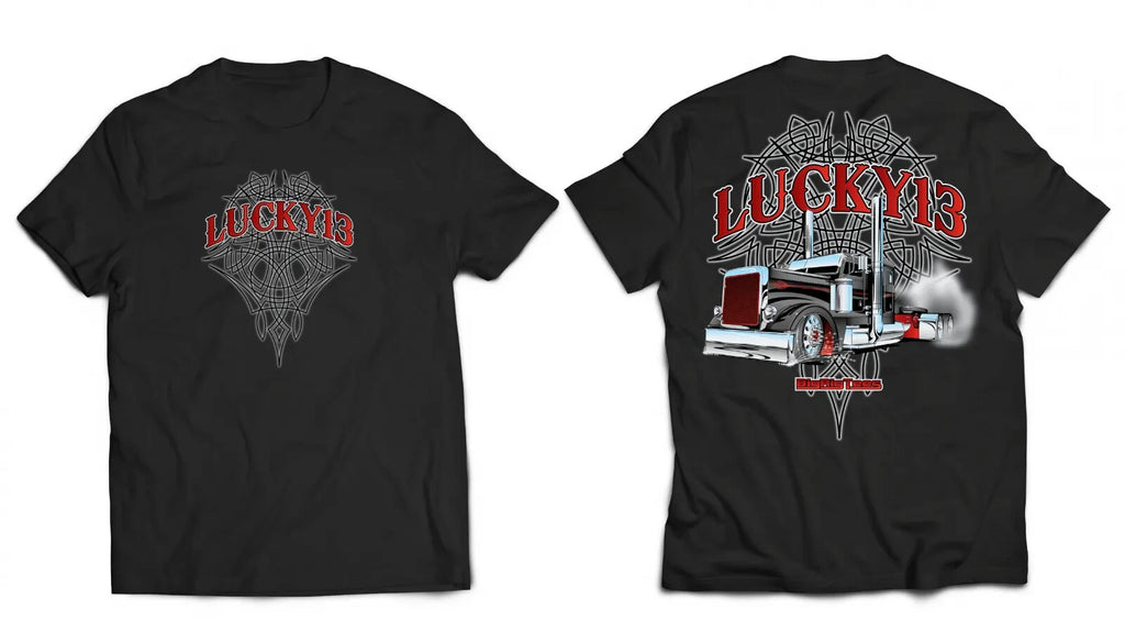 Lucky 13 T-Shirt for Big Rig Trucks