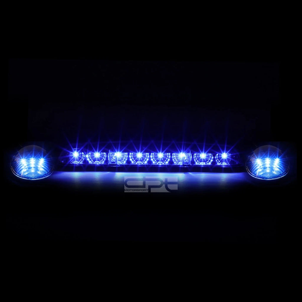 3Pcs Blue LED Cab Roof Running Light for Silverado Sierra (2002–2007)