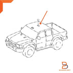 Dome Cabin Light Lamp for Nissan Datsun Pickup 620 720 (1973-1986)