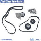 Serpentine Belt Tensioner & Idler Pulley Kit for BMW Z4 (2003–2008)