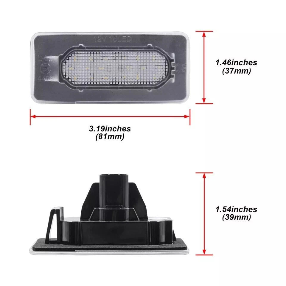 LED License Plate Light for Toyota Corolla (2014–2019)