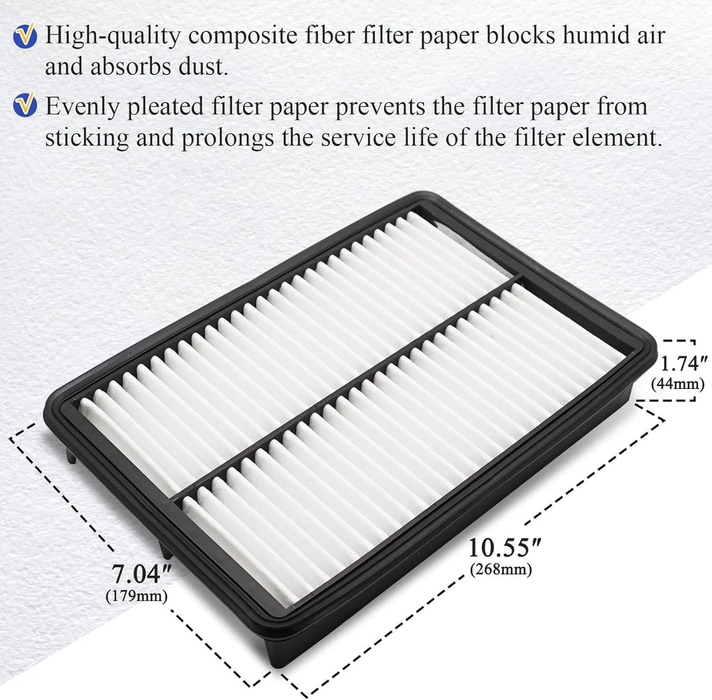 CA11259 Engine Air Filter for Mazda 3 (2012–2018), Mazda 6 (2014–2021)