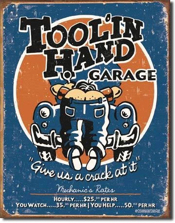 Vintage Replica Tin Metal Sign for Garage (1319)