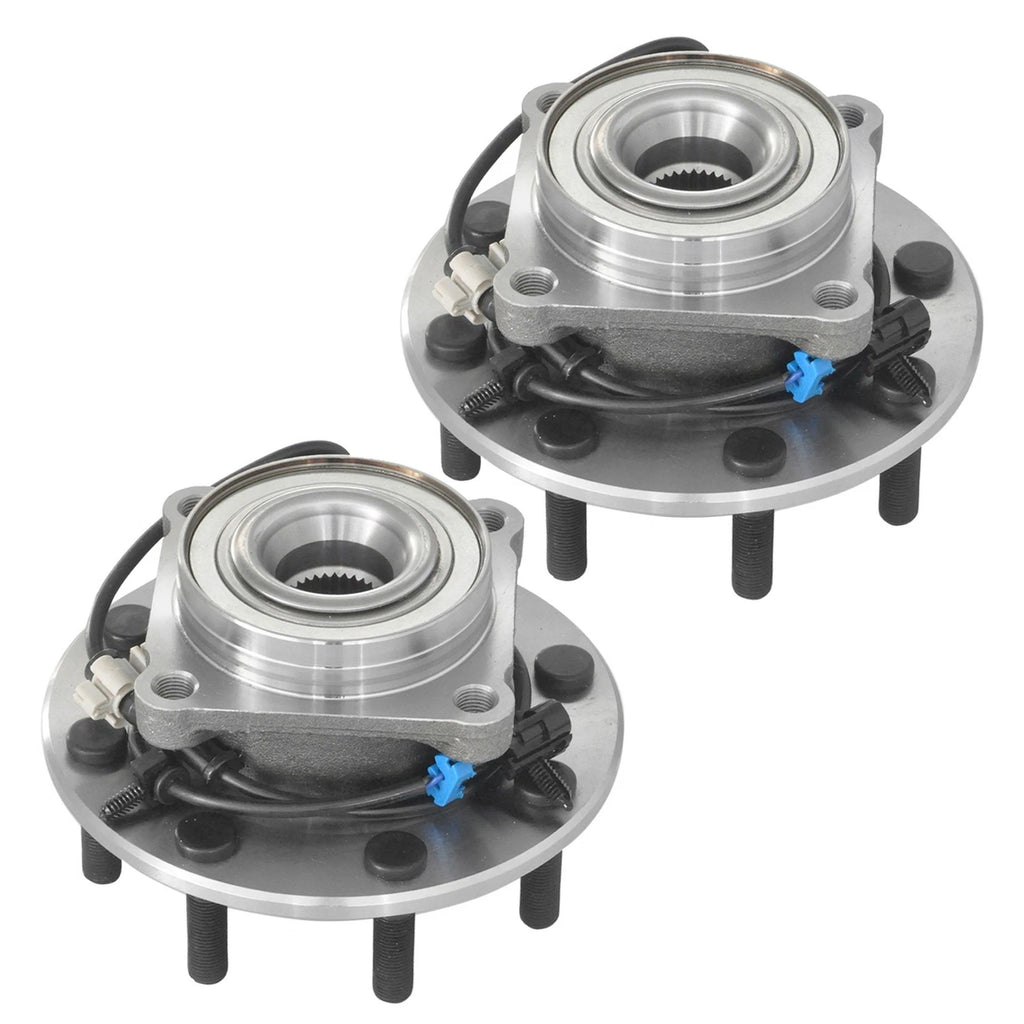 Set of 2 Wheel Bearing Hubs for GMC Sierra 3500, Chevrolet Silverado 3500 (2001–2006) 515088