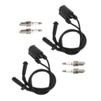 Set of Ignition Coils & Spark Plugs for Honda Shadow 1100 (1987-2007)