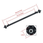 6K Trailer Axle for 6 Lug Vehicles (73" Hub Face, 58" Spring Center)