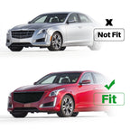 Front Bumper Upper Grille Mesh Grill for Cadillac CTS-V (2008–2014) - Black ABS