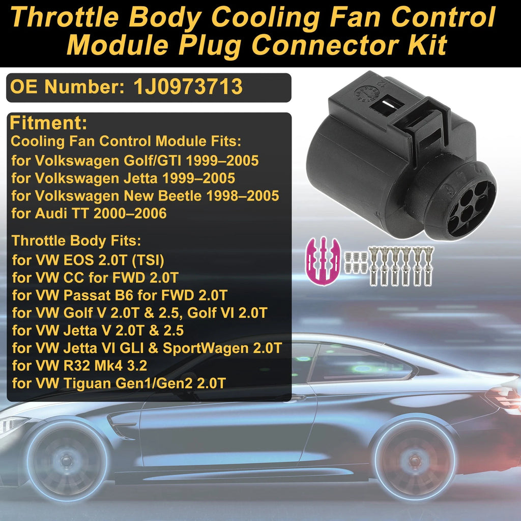6 Pin Throttle Body Connector for VW Audi 