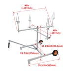 Wheel Rim Painting Stand for Car Garage (Set of 4)