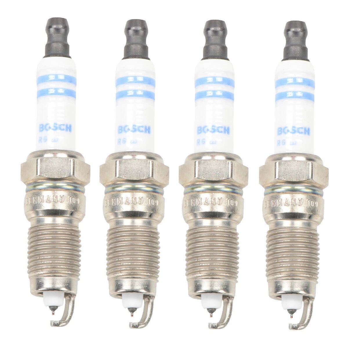 Set of 4 Bosch OE Double Iridium Spark Plugs for Buick Chevy Ford Isuzu L4