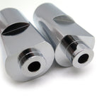 Chrome Spike Frame Sliders for Yamaha YZF R1 (2004–2006)