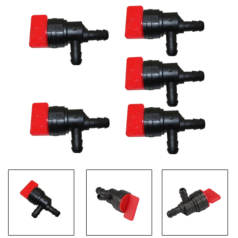 5Pc Fuel Shut Off Valve Petcock for B&S, Tecumseh (494769, 697944, 35857)