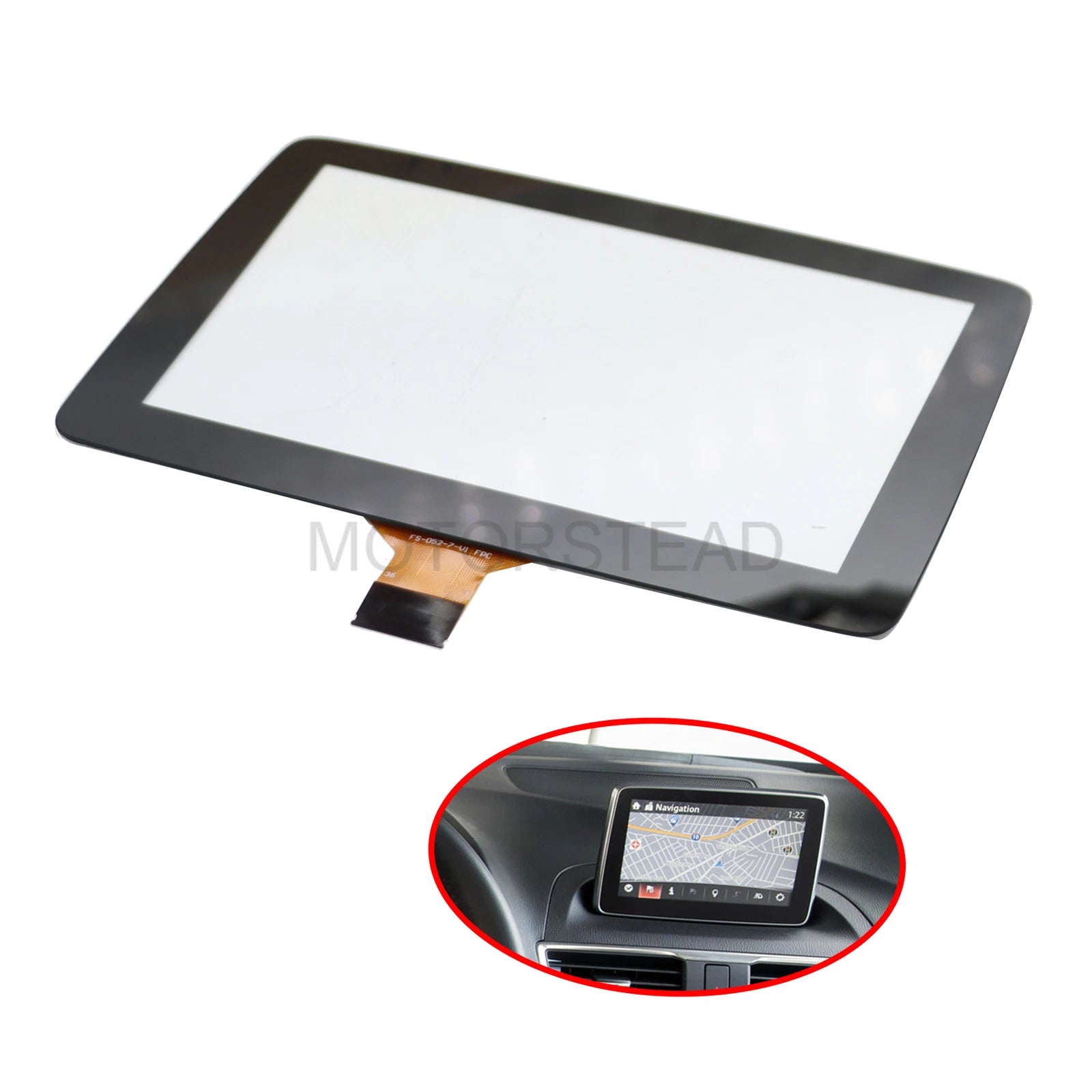 Touch Screen Glass Digitizer for Mazda 3 (2014–2016) 7" Radio Display
