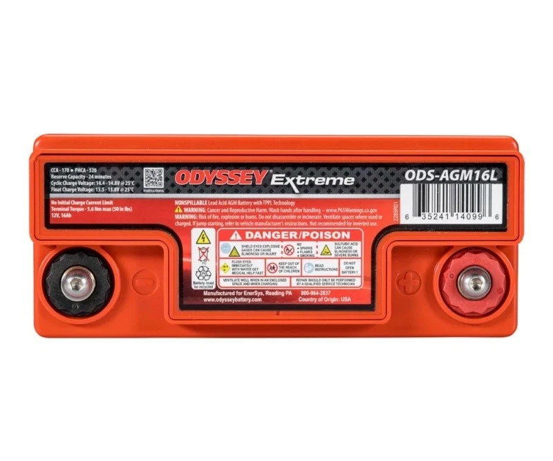 Odyssey PC680 AGM Battery for Powersport Vehicles