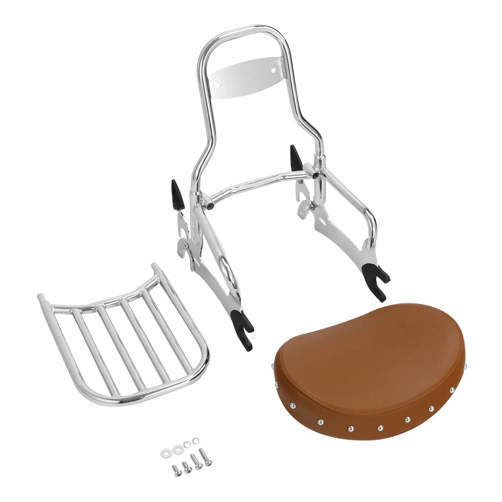 Sissy Bar Luggage Rack & Spools Kit for Indian Challenger (2021–2025)
