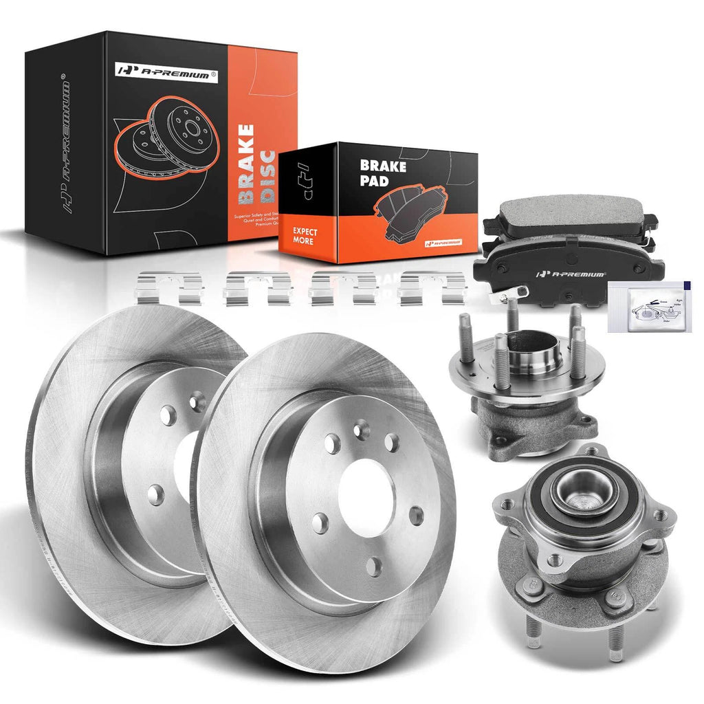Rear Disc Brake Rotor & Pads for Chevrolet Cruze (2011–2012)