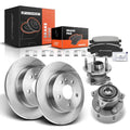 Rear Disc Brake Rotor & Pads for Chevrolet Cruze (2011–2012)