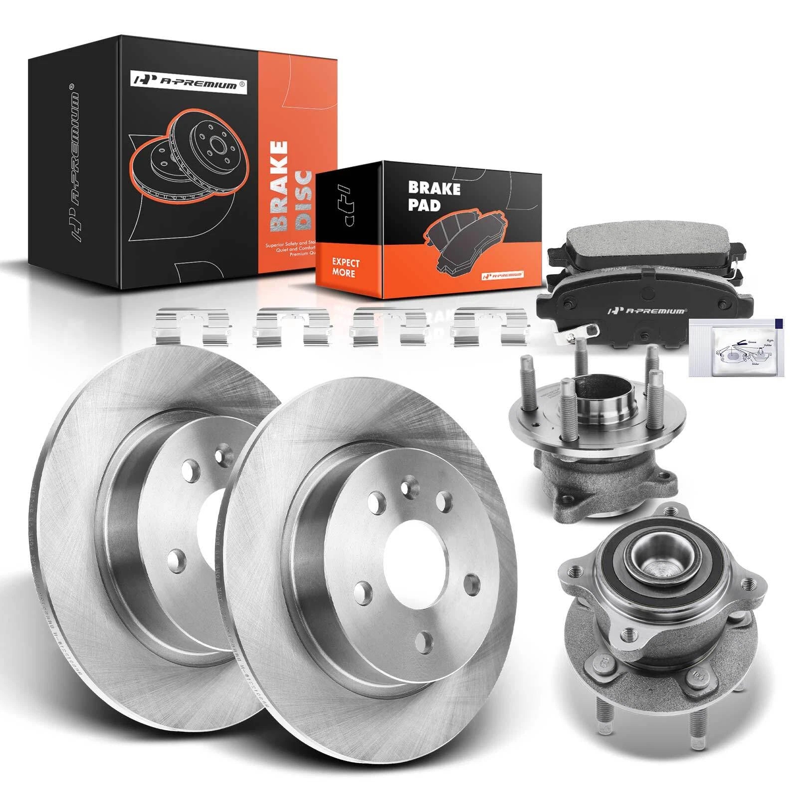 Rear Disc Brake Rotor & Pads for Chevrolet Cruze (2011–2012)