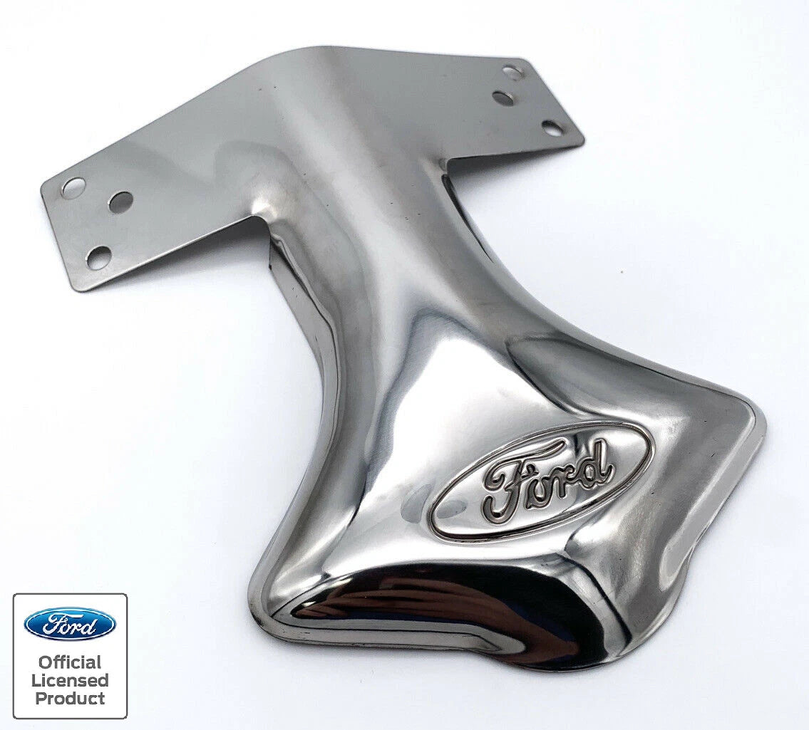 Stainless Steel Exhaust Tail Pipe Deflector Shield for Ford Oval Script (2011–2020)