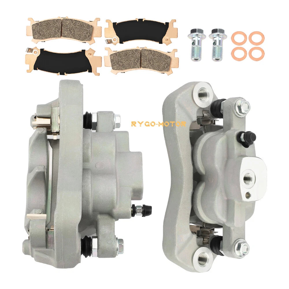 Front Left + Right Brake Calipers w/Pads for Honda Pioneer 1000 M3/M5/M6 (2016–2023)