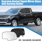 Right Rearview Heated Mirror Glass for Chevy Silverado/Avalanche/Suburban (2007–2014)