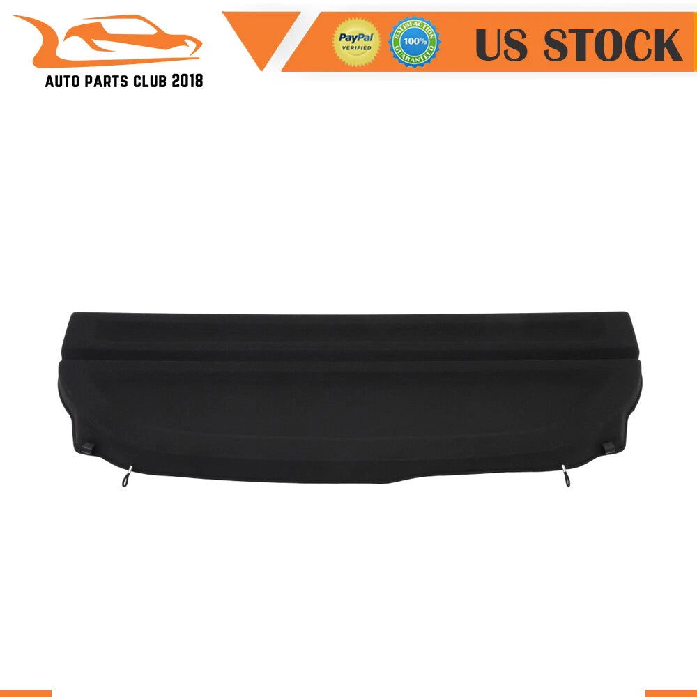 Cargo Cover for Honda Fit (2012–2013) Black Rear Trunk Security
