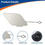 Tow Hook Cover Front Right for BMW 535i Orion Silver