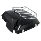 Matte Razor Luggage Trunk Backrest Mount Rack for Harley Touring (2014–2026)