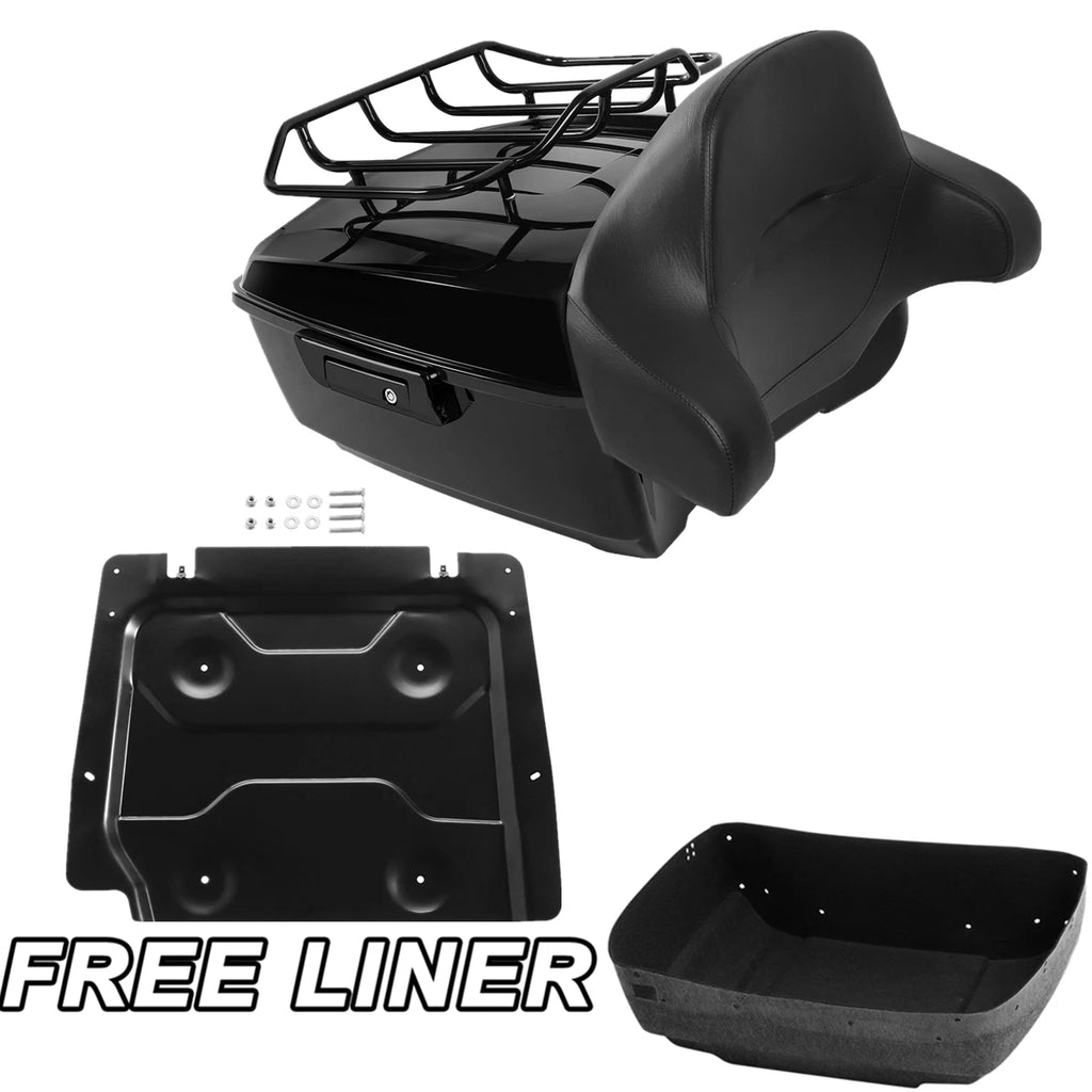 Trunk Backrest Pad Base Plate for Harley Touring Road Glide (2014–2023)