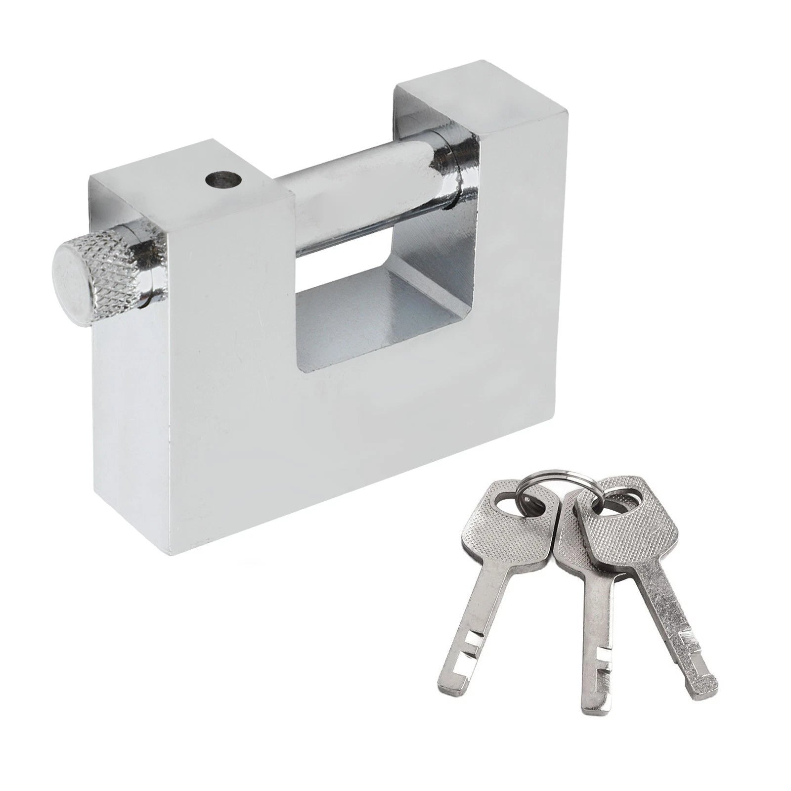 Anti Theft D Shaped Padlock for Automotive Use (3 Keys)