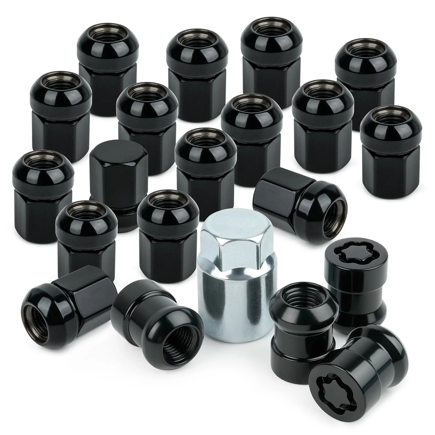 21Pcs Wheel Locks Lug Nuts Set for Honda CR-V (2017–2022) 08W42-S2A-100
