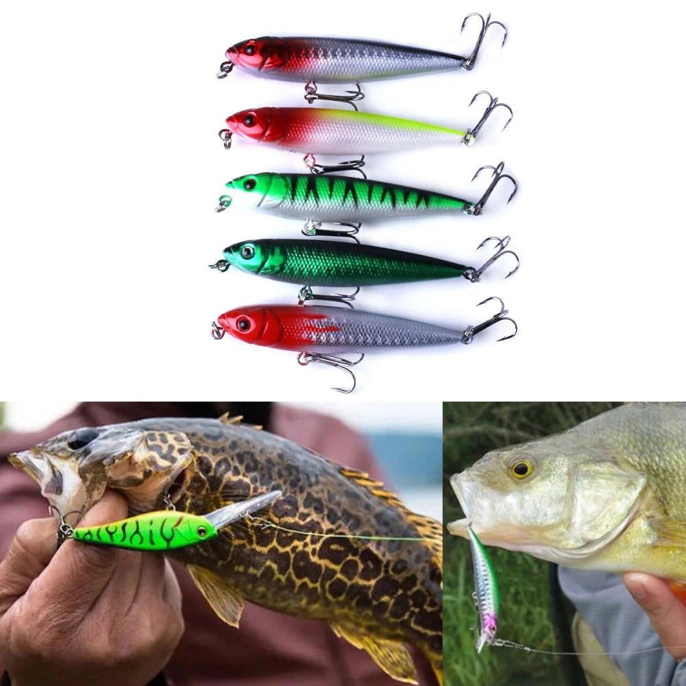 Lure Fishing Bait Kit with Floating Pencil Lures for Lure Fishing (N/A)